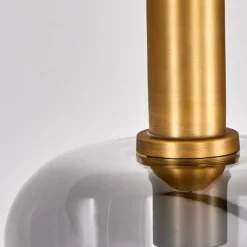 Suspension Verre Fumé-hofstein Suspension Maliali Laiton, Noir, 3 lumières