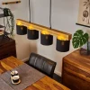Lampes En Tissu-hofstein Suspension Malimea Écru, Noir, 4 lumières