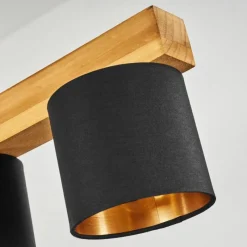 Lampes En Tissu-hofstein Suspension Malimea Écru, Noir, 4 lumières