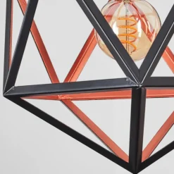 hofstein Suspension Mamonal Noir, 1 lumière