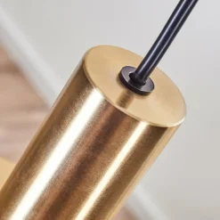 hofstein Suspension Mano Laiton, Noir, 1 lumière