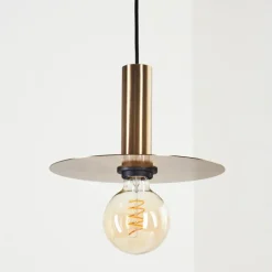 hofstein Suspension Mano Laiton, Noir, 1 lumière