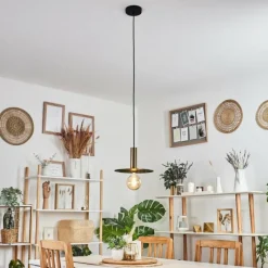 hofstein Suspension Mano Laiton, Noir, 1 lumière