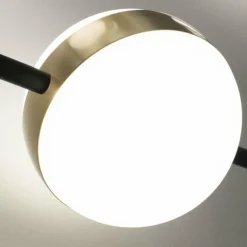 Lampes Dorées-Luminaires Mantra Suspension Mantra CUBA LED Or, Noir, 1 lumière