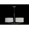 Lampes En Tissu-Luminaires Mantra Suspension Mantra Eve Chrome, 4 lumières