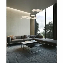 Luminaires Mantra Suspension Mantra INFINITY LINE LED Chrome, Blanc, 1 lumière* Éclairage Led