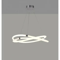 Luminaires Mantra Suspension Mantra INFINITY LINE LED Chrome, Blanc, 1 lumière* Éclairage Led