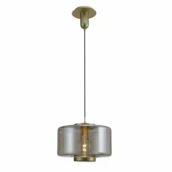 Luminaires Mantra Suspension Mantra JARRAS Bronze, 1 lumière