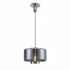 Suspension Verre Fumé-Luminaires Mantra Suspension Mantra JARRAS Chrome, 1 lumière