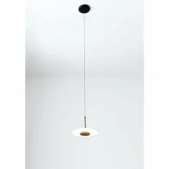 Luminaires Mantra Suspension Mantra ORION LED Laiton, Noir, 1 lumière* Suspensions