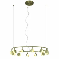 Lampes Dorées-Luminaires Mantra Suspension Mantra SHELL LED Or, 1 lumière