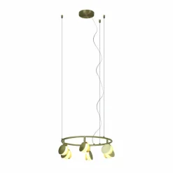 Lampes Dorées-Luminaires Mantra Suspension Mantra SHELL LED Or, 1 lumière