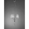 Lampes En Tissu-Luminaires Mantra Suspension Mantra TIFFANY Chrome, 3 lumières
