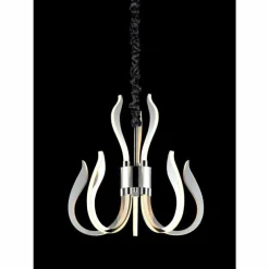 Luminaires Mantra Suspension Mantra VERSAILLES LED Chrome, 1 lumière* Suspensions