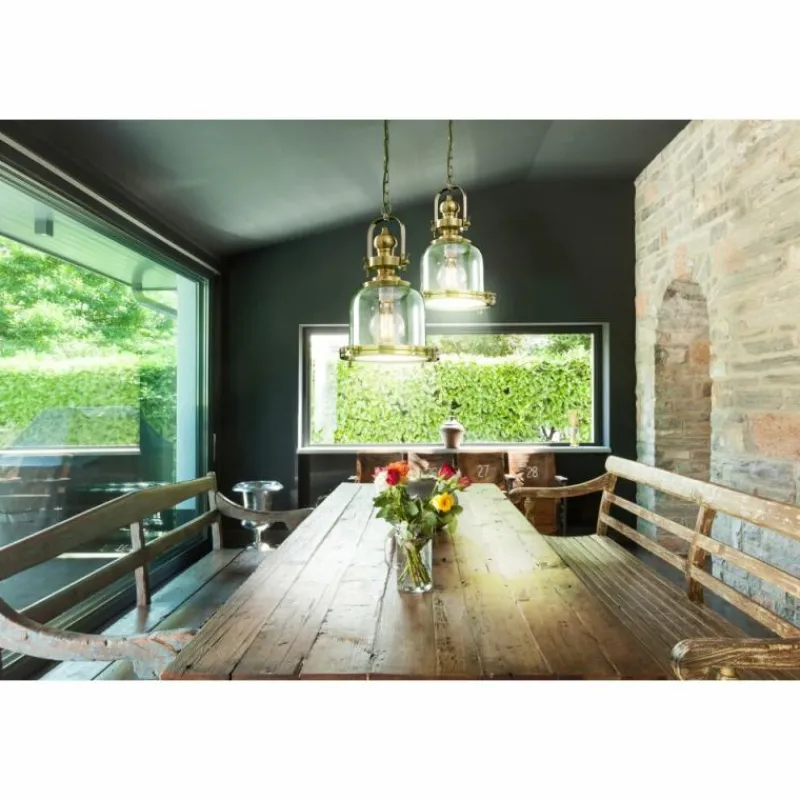 Luminaires Mantra Suspension Mantra VINTAGE Brun, 1 lumière