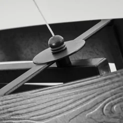 hofstein Suspension Maracoa Noir, 4 lumières