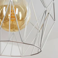 Luminaires Orientaux-hofstein Suspension Marang Argenté, 1 lumière