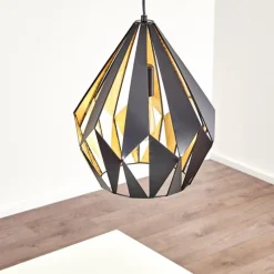 Luminaires Orientaux-hofstein Suspension Marang Noir doré, 1 lumière