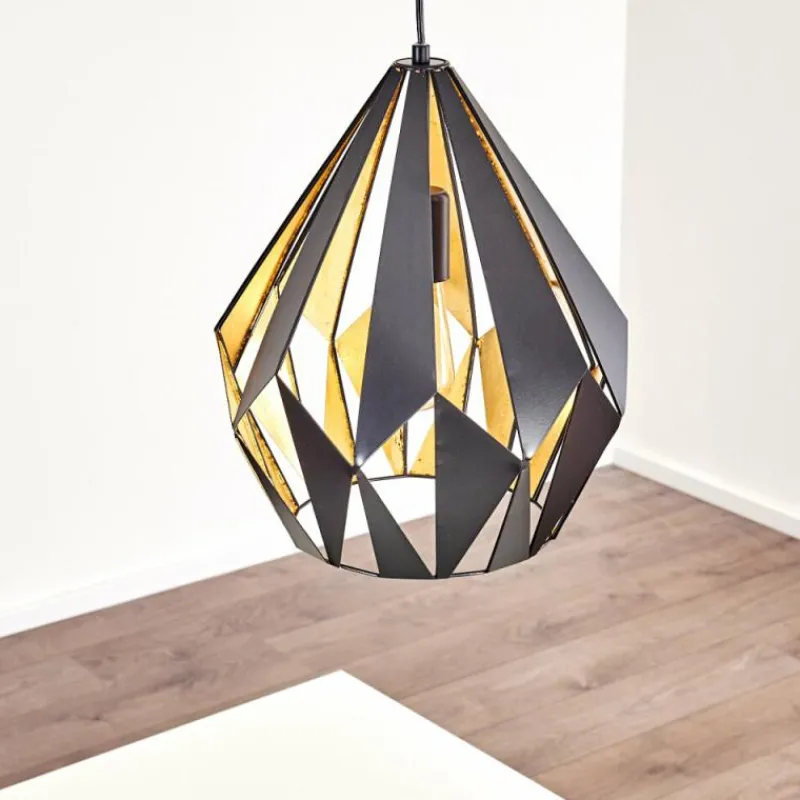 Luminaires Orientaux-hofstein Suspension Marang Noir doré, 1 lumière