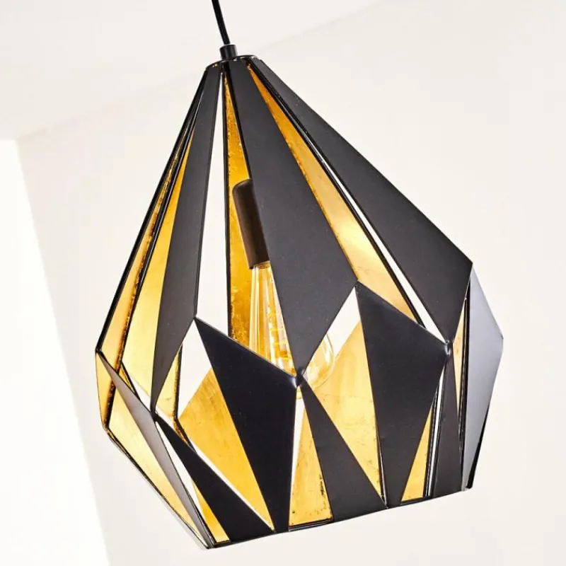 Luminaires Orientaux-hofstein Suspension Marang Noir doré, 1 lumière