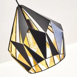 Luminaires Orientaux-hofstein Suspension Marang Noir doré, 1 lumière