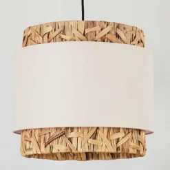Lampes En Tissu-hofstein Suspension Marieux Écru, Blanc, 1 lumière