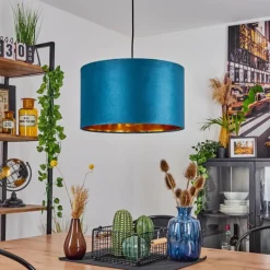 Lampes Dorées-hofstein Suspension Maripi Noir, 1 lumière