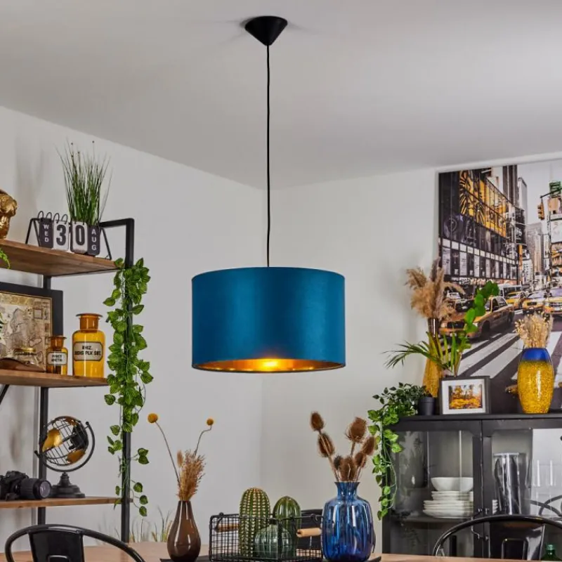 Lampes Dorées-hofstein Suspension Maripi Noir, 1 lumière