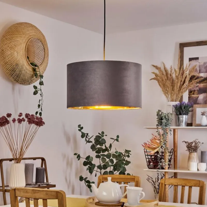 Lampes Dorées-hofstein Suspension Maripi Noir, 1 lumière