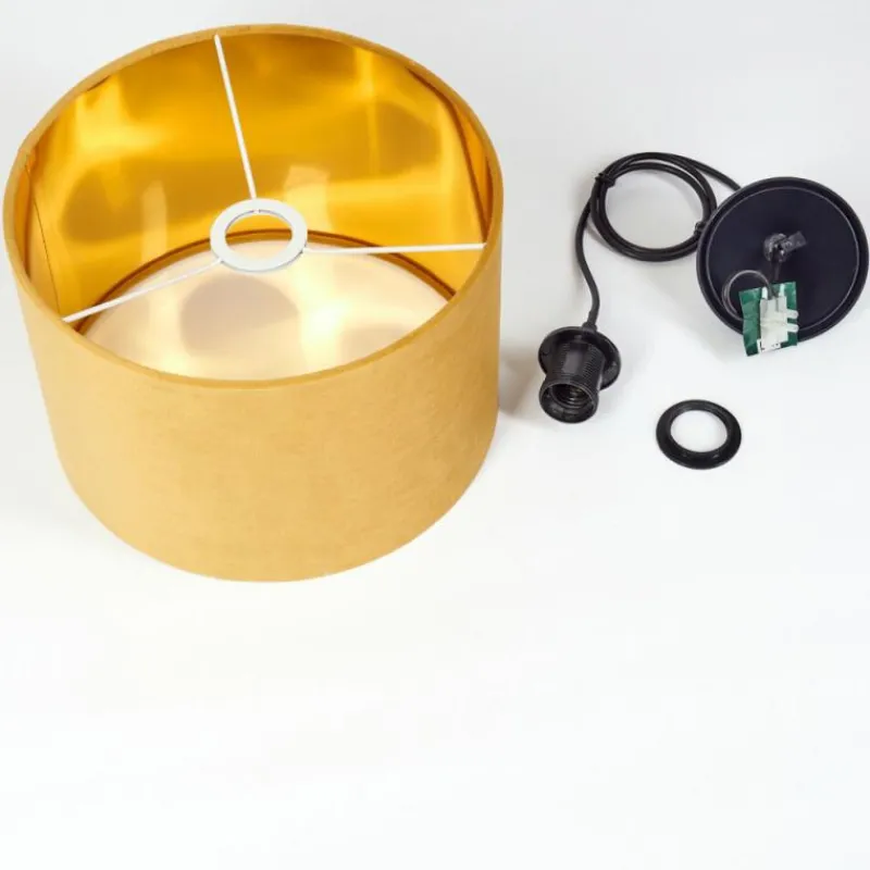 Lampes Dorées-hofstein Suspension Maripi Noir, 1 lumière