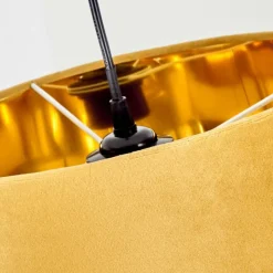 Lampes Dorées-hofstein Suspension Maripi Noir, 1 lumière