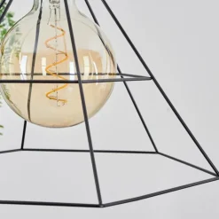 Lampes Vintages & Rétros-hofstein Suspension Marwayne Noir, 1 lumière