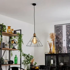 Lampes Vintages & Rétros-hofstein Suspension Marwayne Noir, 1 lumière