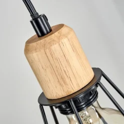 Lampes Vintages & Rétros-hofstein Suspension Marwayne Noir, 4 lumières