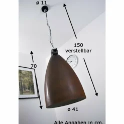 hofstein Suspension Masterlight Industria 10 Noir, 1 lumière