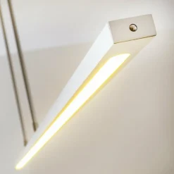 hofstein Suspension Masterlight LED Aluminium, Nickel mat, 1 lumière* Éclairage Led