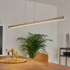 hofstein Suspension Mattawan LED Nickel mat, 1 lumière
