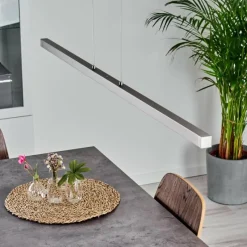 hofstein Suspension Mattawan LED Nickel mat, 1 lumière