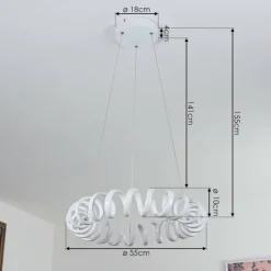 hofstein Suspension Maziwa LED Blanc, 1 lumière* Éclairage Led