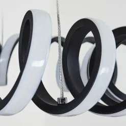 hofstein Suspension Maziwa LED Noir, Blanc, 1 lumière