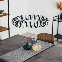 hofstein Suspension Maziwa LED Noir, Blanc, 1 lumière