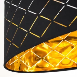 Lampes En Tissu-hofstein Suspension Meldal Nickel mat, 3 lumières