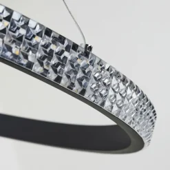 hofstein Suspension Melosa LED Noir, 1 lumière