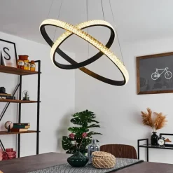 hofstein Suspension Melosa LED Noir, 1 lumière