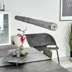 Luminaires Scandinaves-hofstein Suspension Merlengo LED Noir, 1 lumière