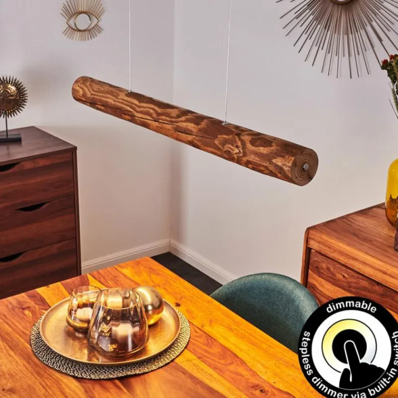 Luminaires Scandinaves-hofstein Suspension Merlengo LED Noir, 1 lumière