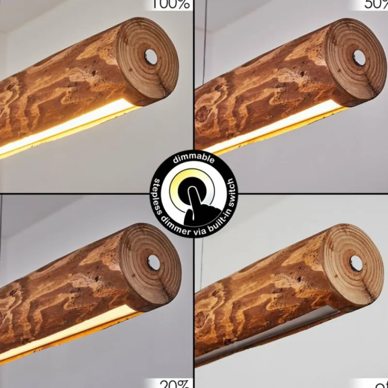 Luminaires Scandinaves-hofstein Suspension Merlengo LED Noir, 1 lumière