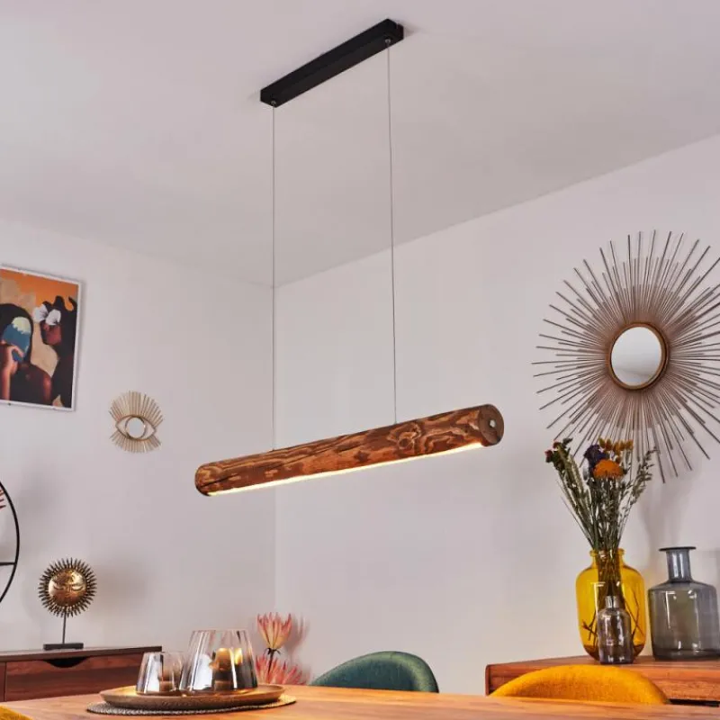 Luminaires Scandinaves-hofstein Suspension Merlengo LED Noir, 1 lumière