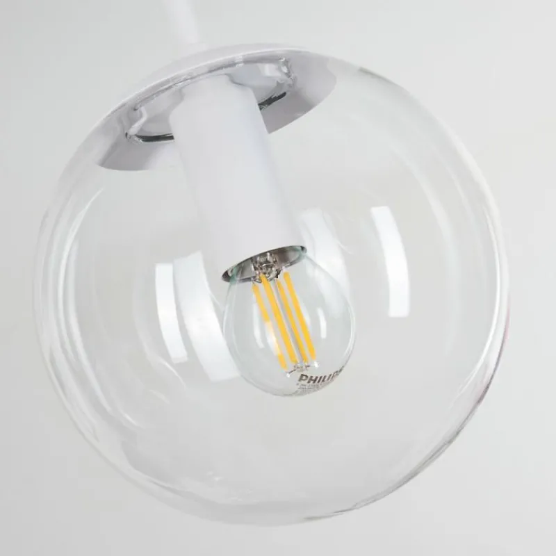 hofstein Suspension Mesas Blanc, 5 lumières