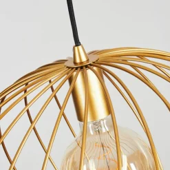 Lampes Industrielles-hofstein Suspension Miton Noir, 1 lumière